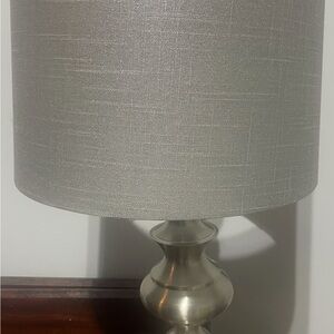 Elegant Silver Table Lamp